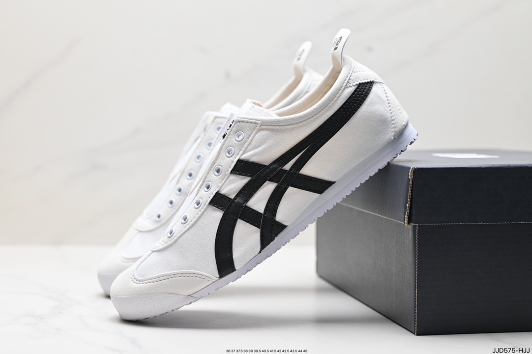 Onitsuka Tiger鬼冢虎 Mexico 66 Slip-on 一脚蹬低帮夏季透气运动休闲鞋  1183A360-207