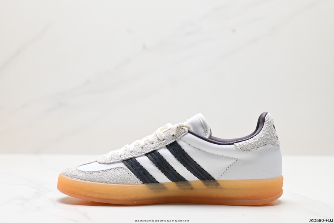 阿迪达斯Adidas Originals Bunny Gazelle Indoor 三叶草复古防滑耐磨低帮板鞋  IH9985