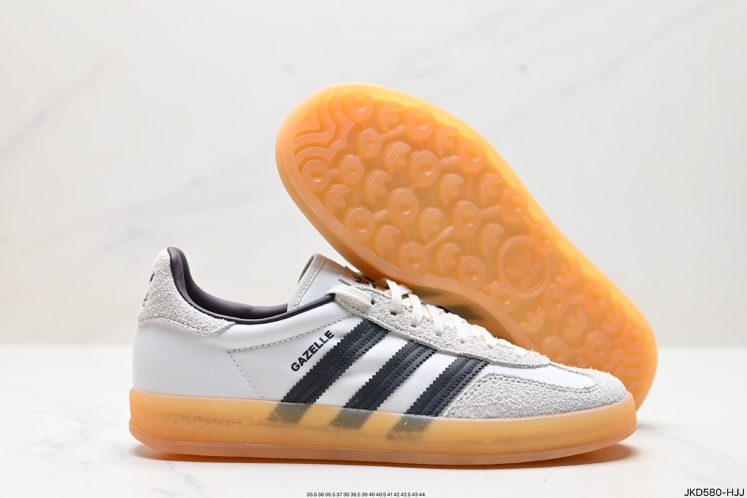 阿迪达斯Adidas Originals Bunny Gazelle Indoor 三叶草复古防滑耐磨低帮板鞋  IH9985