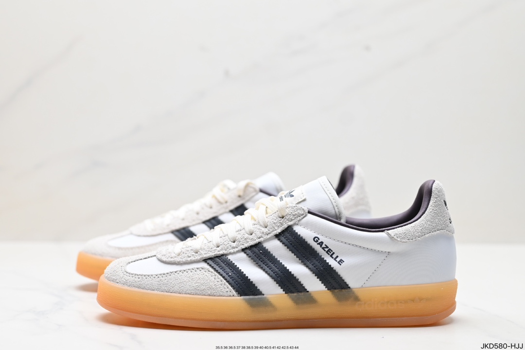 阿迪达斯Adidas Originals Bunny Gazelle Indoor 三叶草复古防滑耐磨低帮板鞋  IH9985