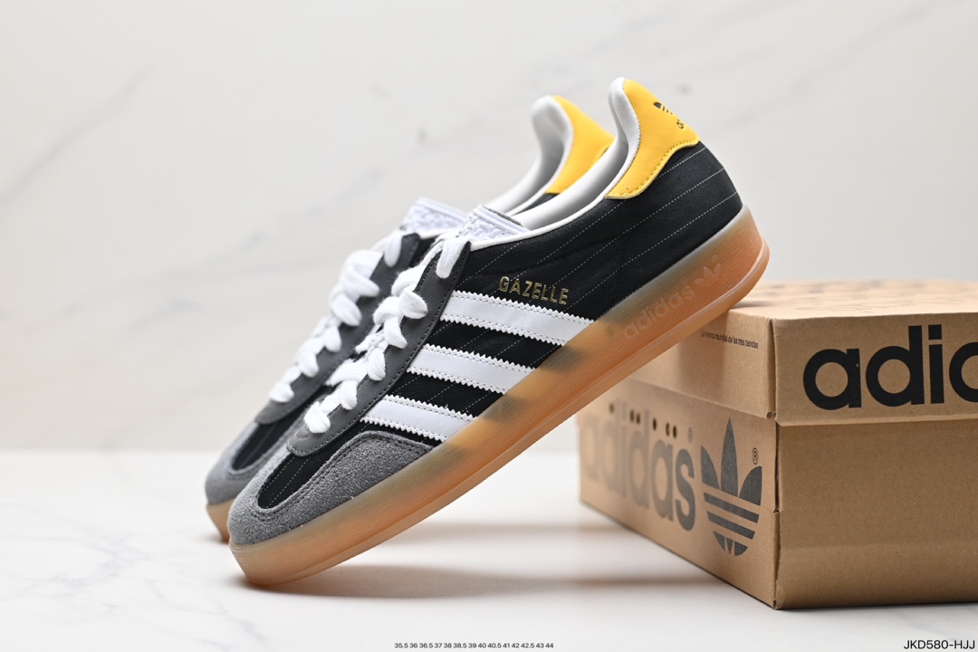 阿迪达斯Adidas Originals Bunny Gazelle Indoor 三叶草复古防滑耐磨低帮板鞋  IH9985