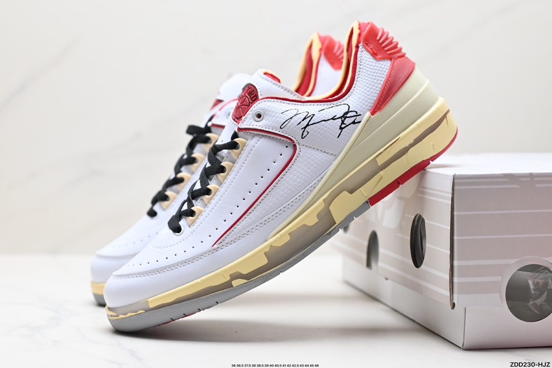 Nike Air Jordan 2 Retro Low 市场唯一独家头层皮打造 DJ4375-106