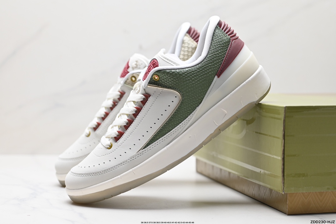 Nike Air Jordan 2 Retro Low 市场唯一独家头层皮打造 DJ4375-106