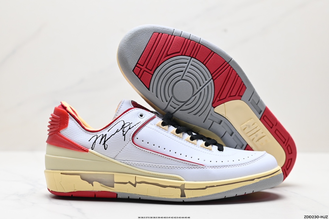 Nike Air Jordan 2 Retro Low 市场唯一独家头层皮打造 DJ4375-106