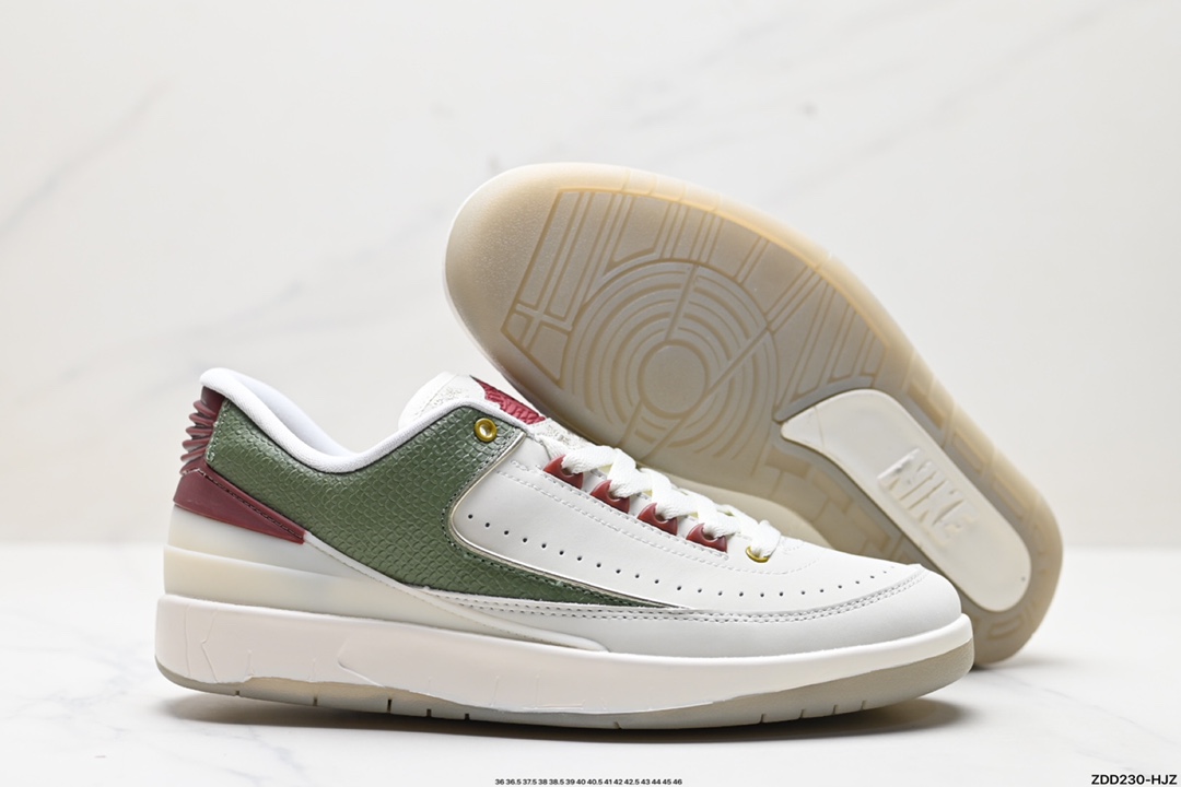 Nike Air Jordan 2 Retro Low 市场唯一独家头层皮打造 DJ4375-106