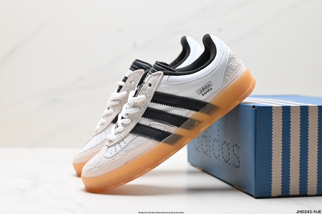 阿迪达斯Adidas Originals Bunny Gazelle Indoor 三叶草复古防滑耐磨低帮板鞋  IF9735