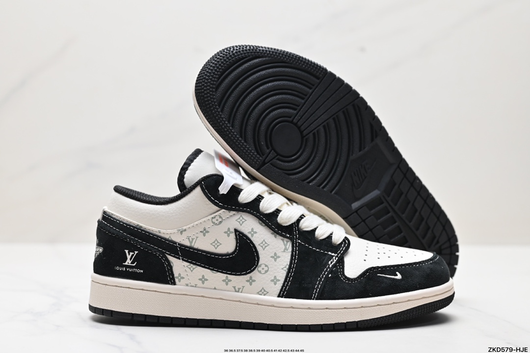 Nike Air Jordan 1 Low x Louis Vuitton 低帮休闲运动板鞋  SJ9950-007