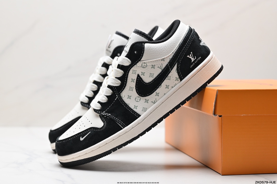 Nike Air Jordan 1 Low x Louis Vuitton 低帮休闲运动板鞋  SJ9950-007