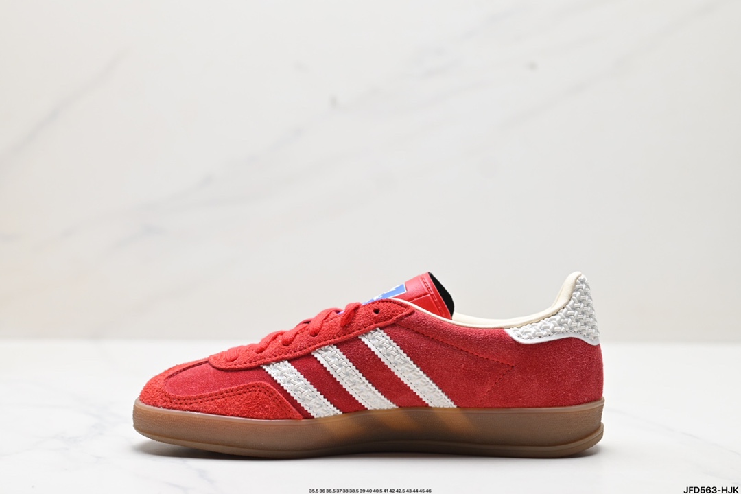 adidas Originals Gazelle INdoor 三叶草休闲防滑耐磨低帮板鞋 IF1808