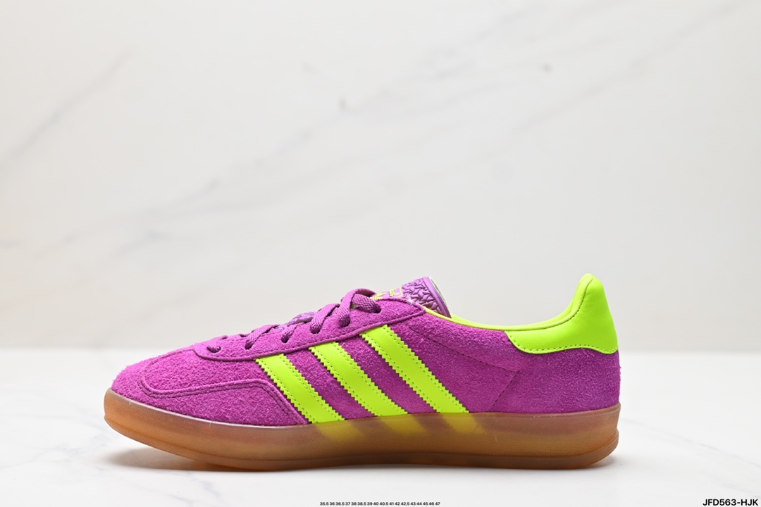 adidas Originals Gazelle INdoor 三叶草休闲防滑耐磨低帮板鞋  IF1807