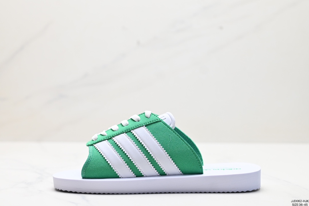 阿迪达斯ADIDAS GAZELLE BEACH休闲沙滩拖鞋女夏季新款adidas阿迪达斯官方三叶草  JQ7426