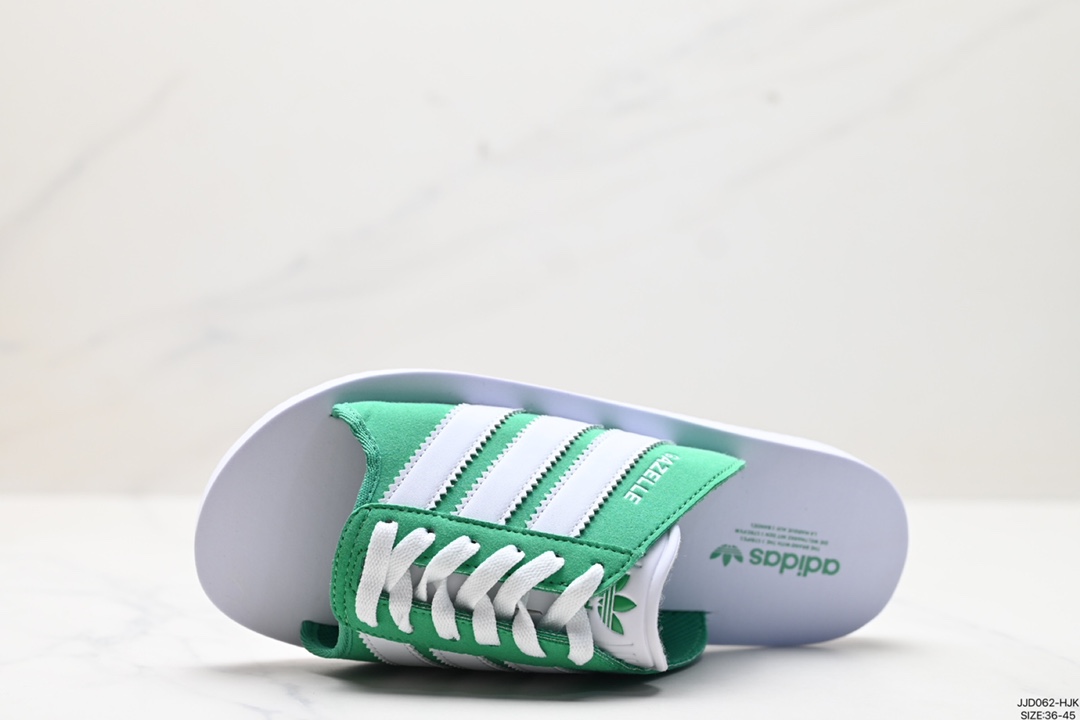 阿迪达斯ADIDAS GAZELLE BEACH休闲沙滩拖鞋女夏季新款adidas阿迪达斯官方三叶草  JQ7426