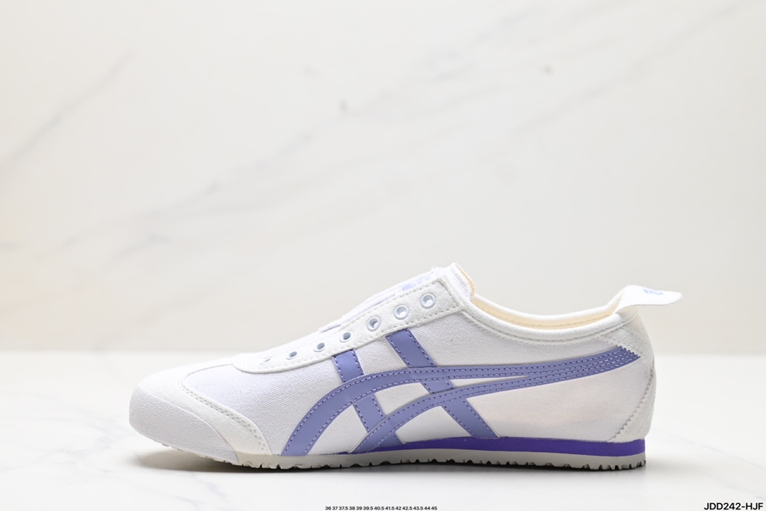 Onitsuka Tiger鬼冢虎 Mexico 66 Slip-on 一脚蹬低帮夏季透气运动休闲鞋  1183B772-101