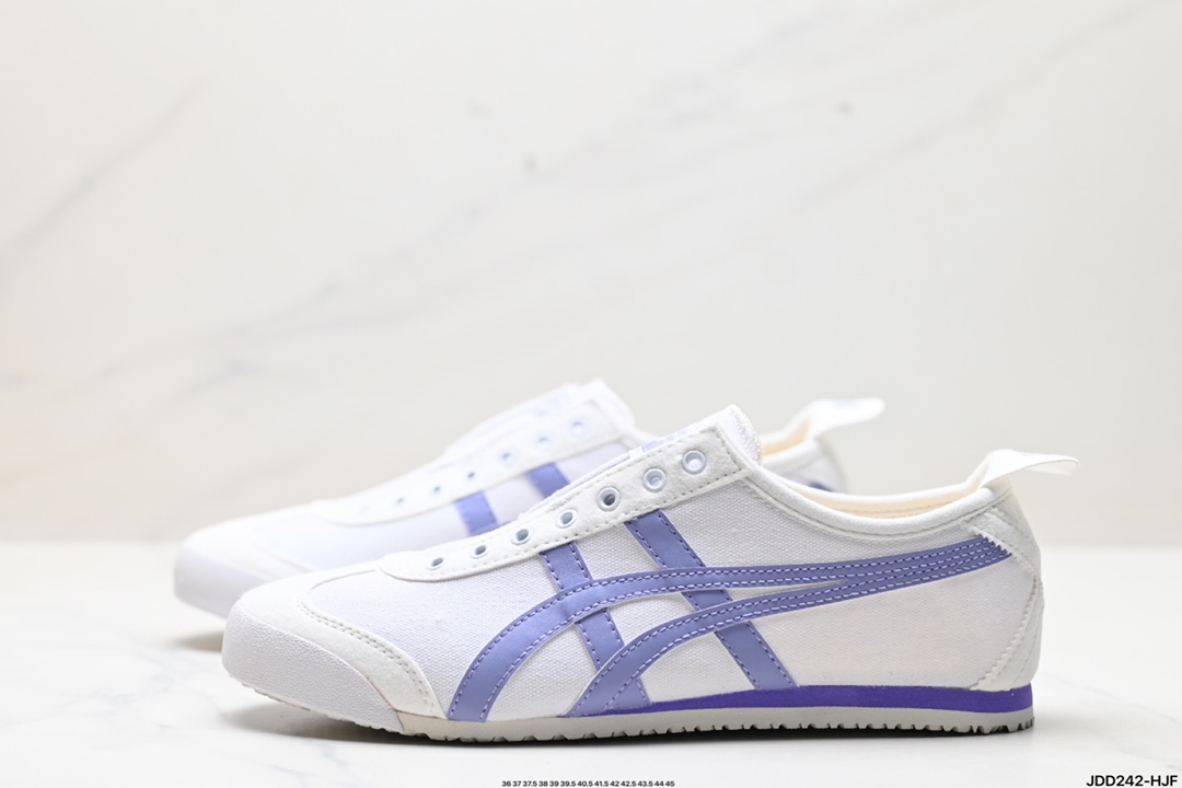 Onitsuka Tiger鬼冢虎 Mexico 66 Slip-on 一脚蹬低帮夏季透气运动休闲鞋  1183B772-101