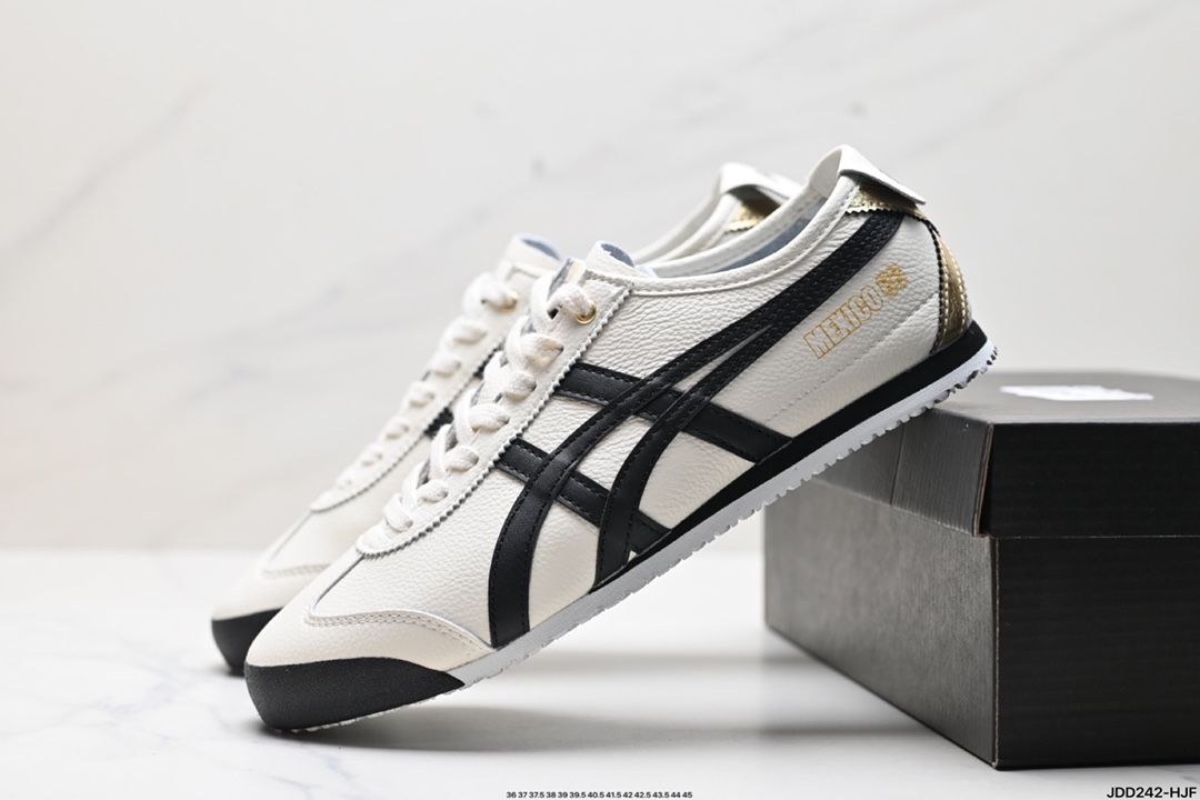 Onitsuka Tiger鬼冢虎 Mexico 66 Slip-on 一脚蹬低帮夏季透气运动休闲鞋  1183B493-100