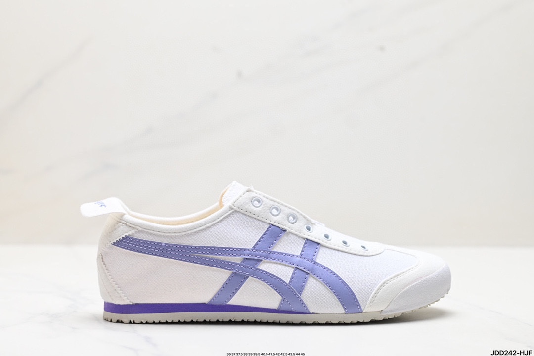 Onitsuka Tiger鬼冢虎 Mexico 66 Slip-on 一脚蹬低帮夏季透气运动休闲鞋  1183B772-101