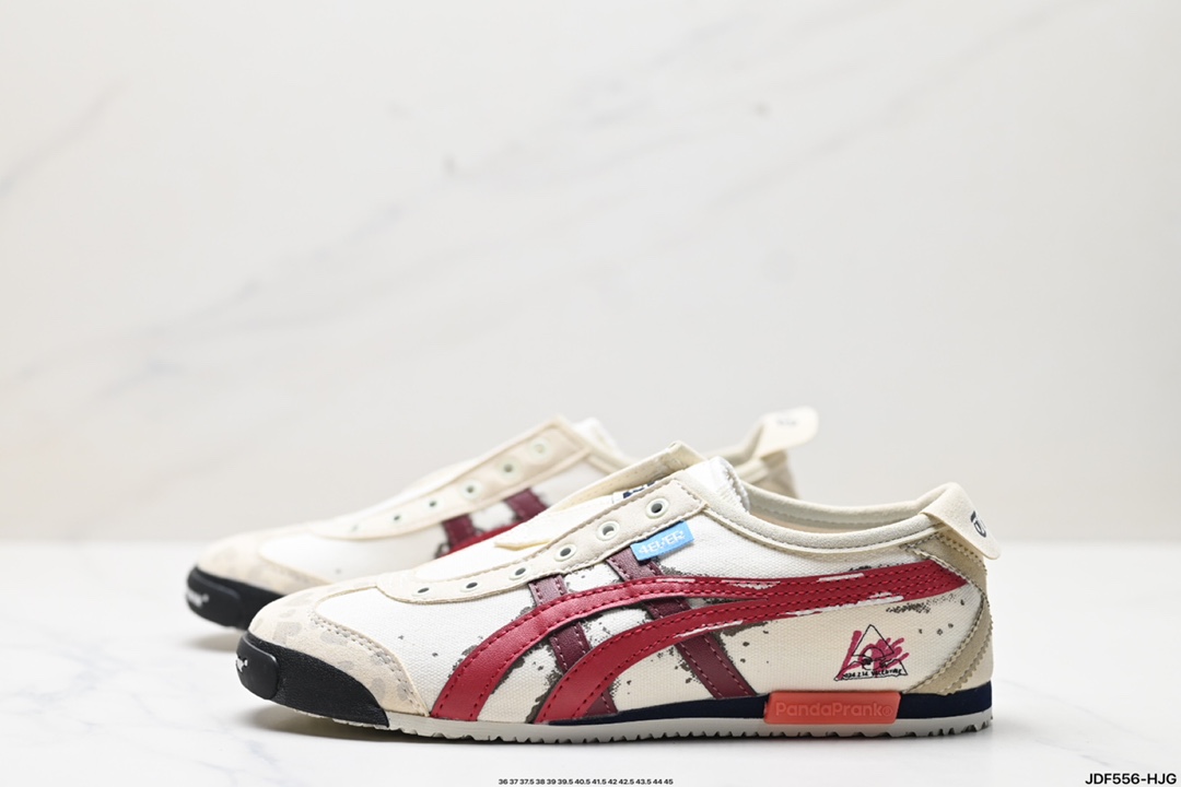 Onitsuka Tiger鬼冢虎 Mexico 66 Slip-on 一脚蹬低帮夏季透气运动休闲鞋  1183A360-205