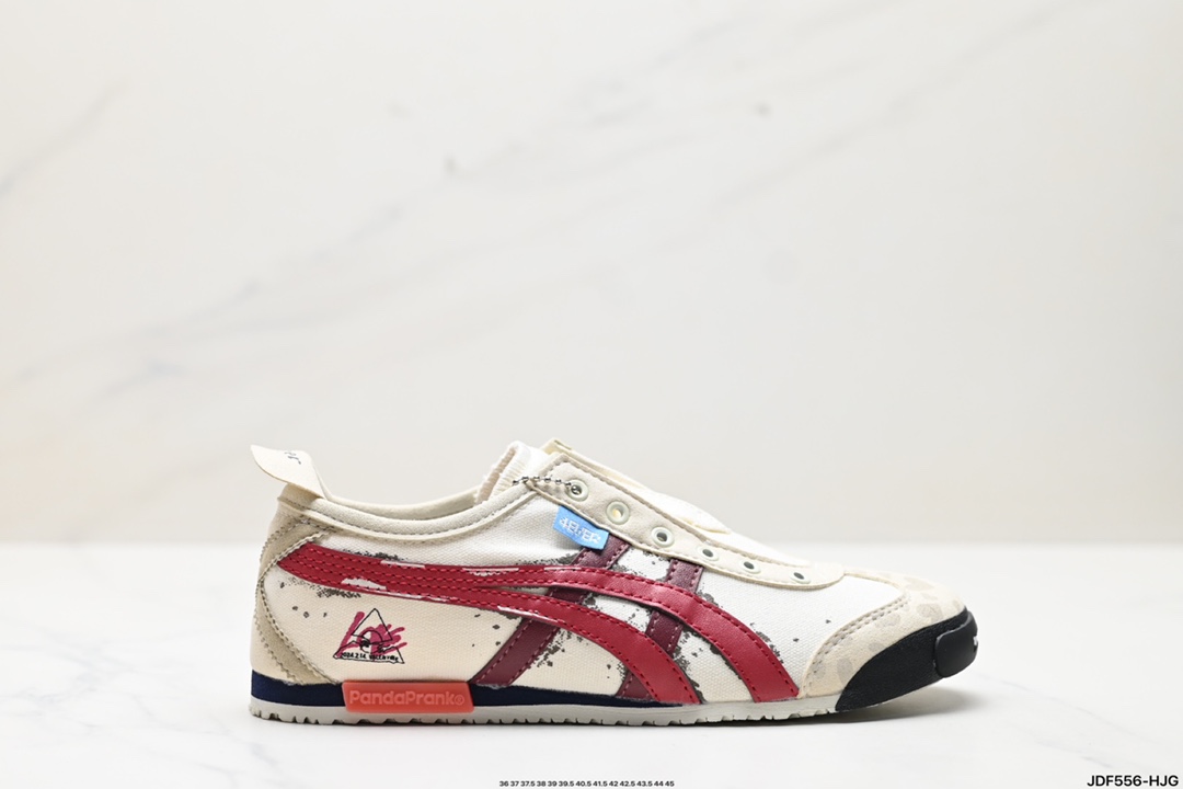 Onitsuka Tiger鬼冢虎 Mexico 66 Slip-on 一脚蹬低帮夏季透气运动休闲鞋  1183A360-205