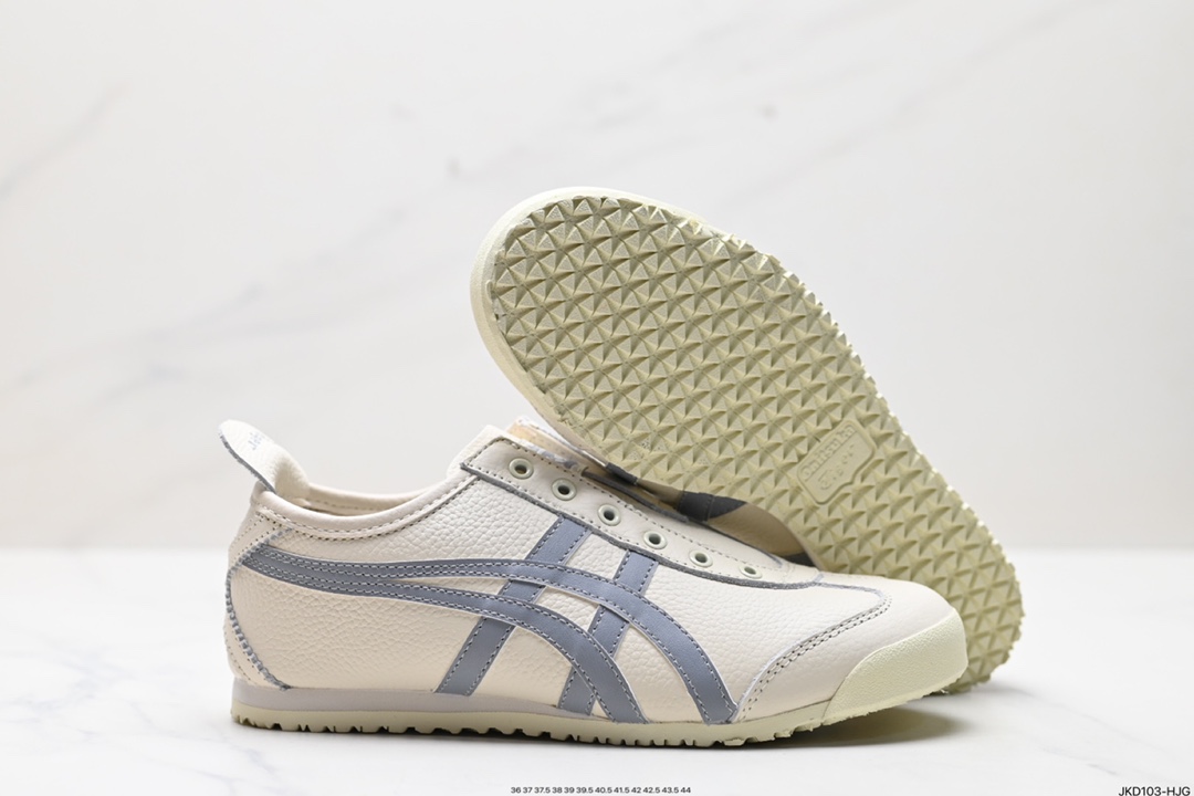 Onitsuka Tiger鬼冢虎 Mexico 66 Slip-on 一脚蹬低帮夏季透气运动休闲鞋  1183B815-200