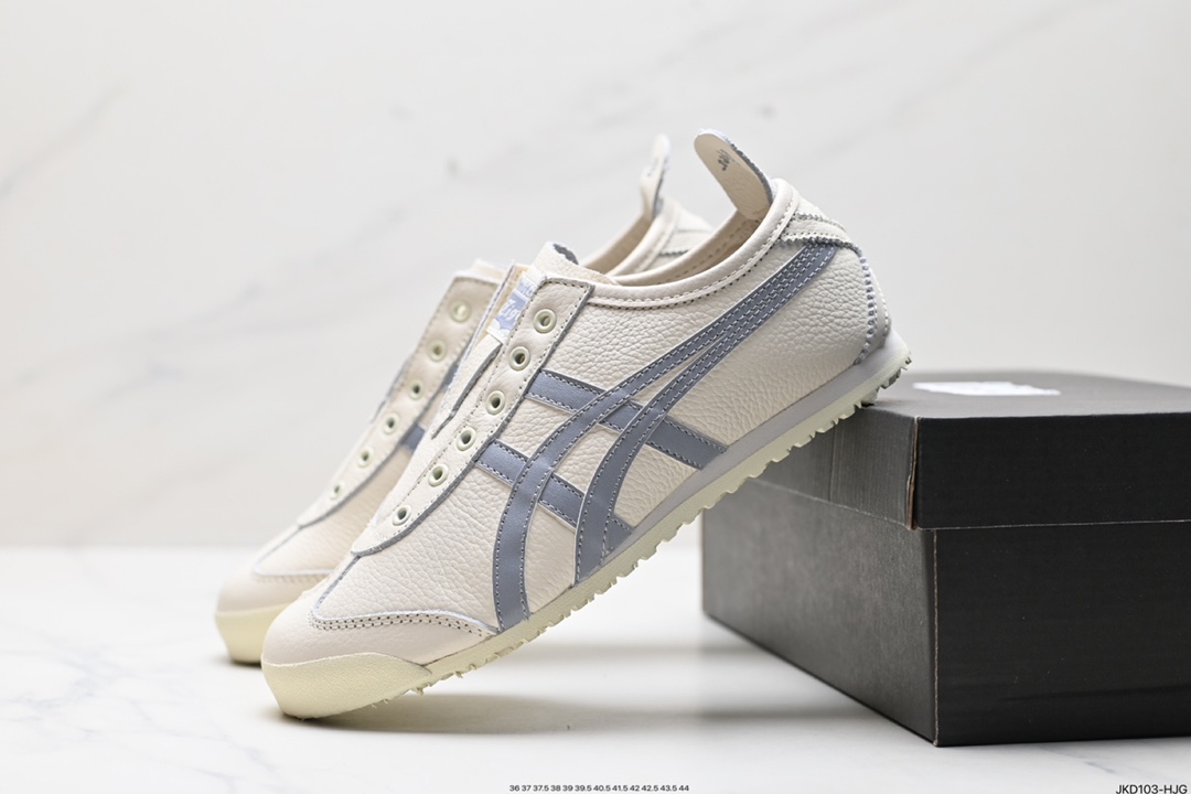 Onitsuka Tiger鬼冢虎 Mexico 66 Slip-on 一脚蹬低帮夏季透气运动休闲鞋  1183B815-200