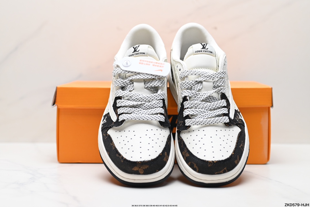 Travis Scott x Fragment Design x Jordan Air Jordan 1 Low OG SP AJ1 乔1 LV联名低帮文化休闲板鞋 SJ2068-103