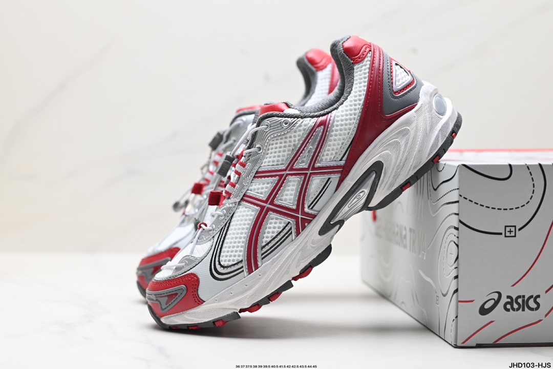 Asics亚瑟士Gel-Kahana Tr V4户外机能复古减震耐磨低帮透气运动鞋  1203A585-100