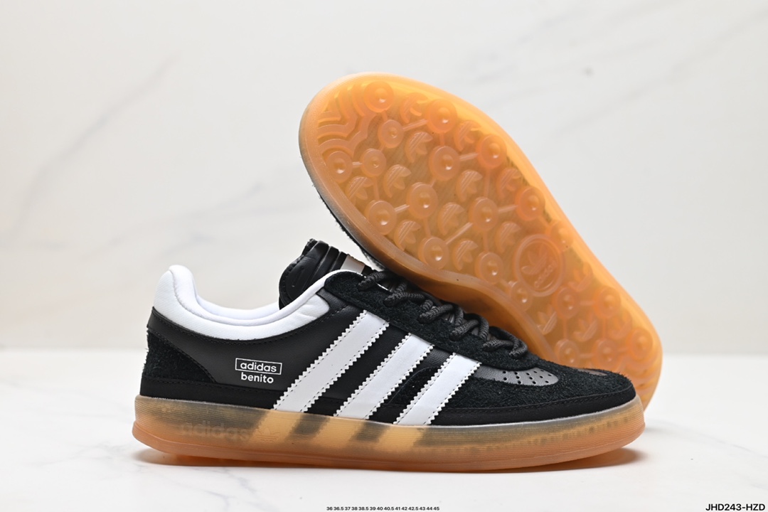 adidas Originals Bad Bunny Gazelle INdoor 三叶草休闲防滑耐磨低帮板鞋 IF9733