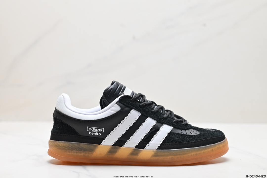 adidas Originals Bad Bunny Gazelle INdoor 三叶草休闲防滑耐磨低帮板鞋 IF9733