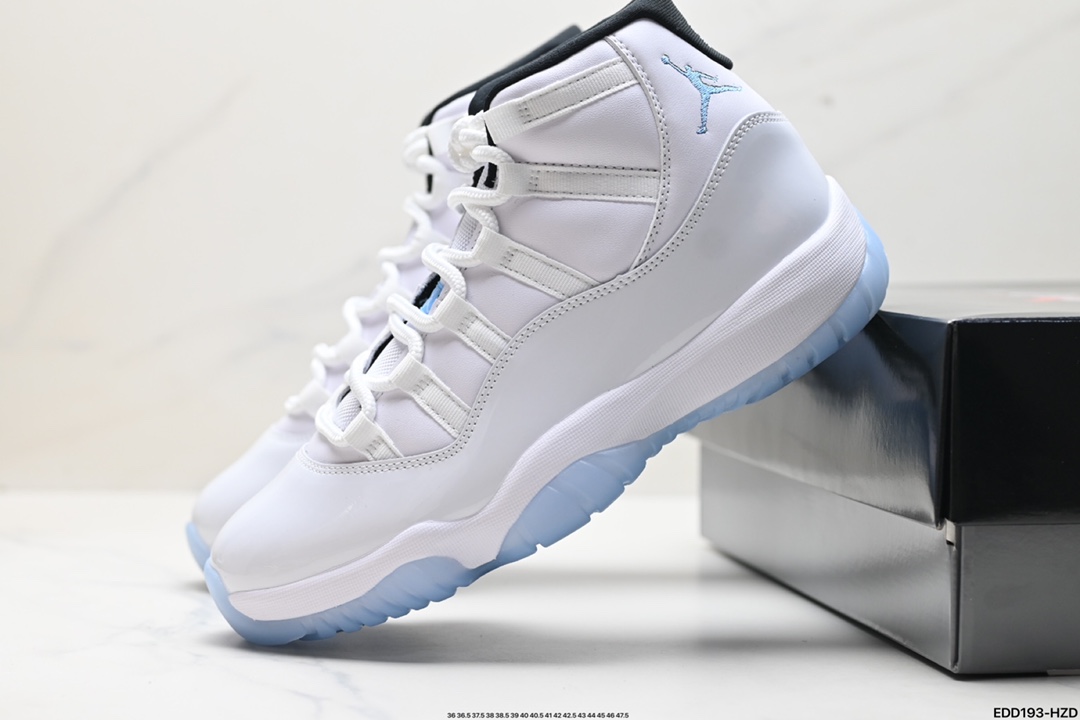 Nike Air Jordan 11 Retro Low”Concord“AJ11代迈克尔·乔丹低帮运动文化篮球鞋“康扣 CT8012-104