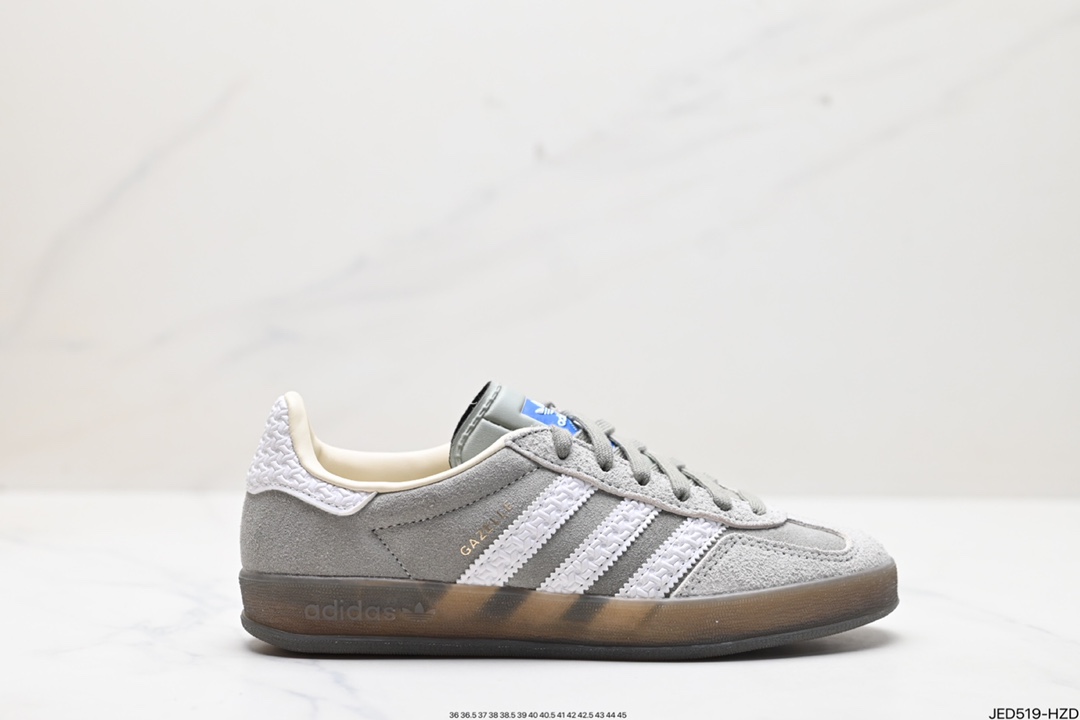 adidas Originals Gazelle INdoor 三叶草休闲防滑耐磨低帮板鞋 IH7592