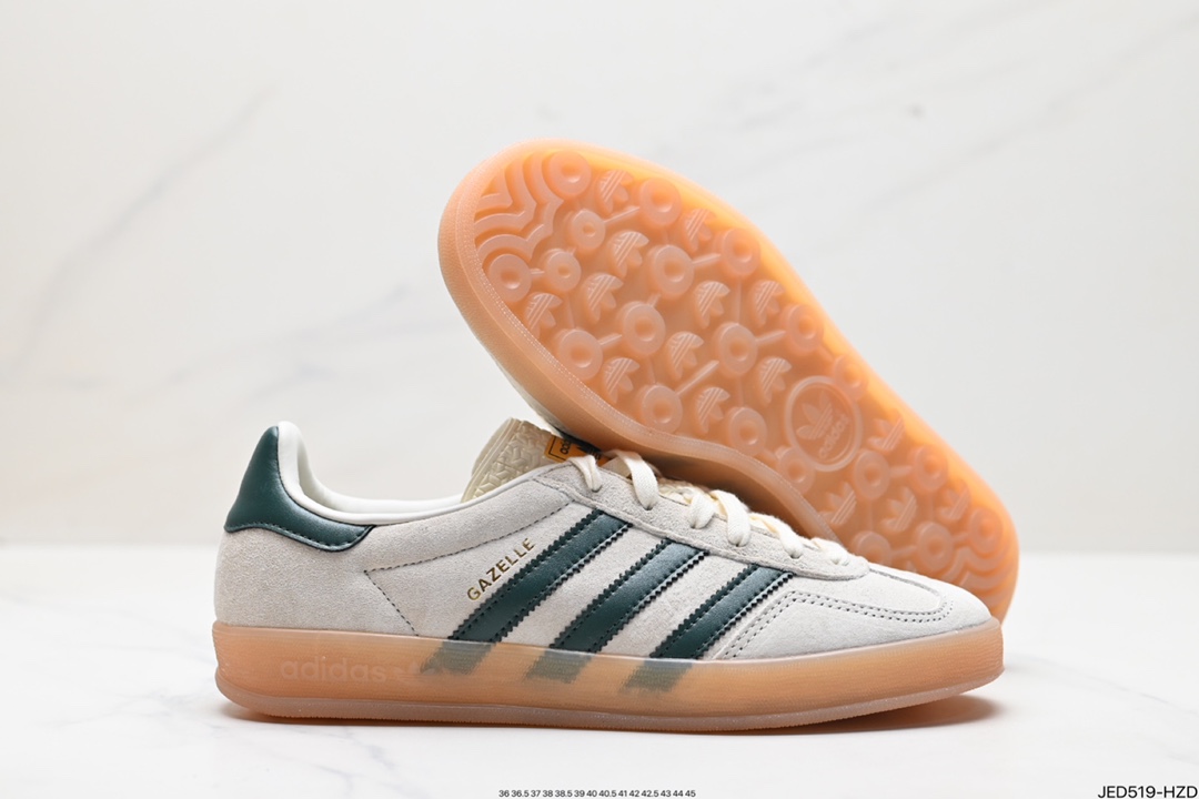 adidas Originals Gazelle INdoor 三叶草休闲防滑耐磨低帮板鞋 IH7592