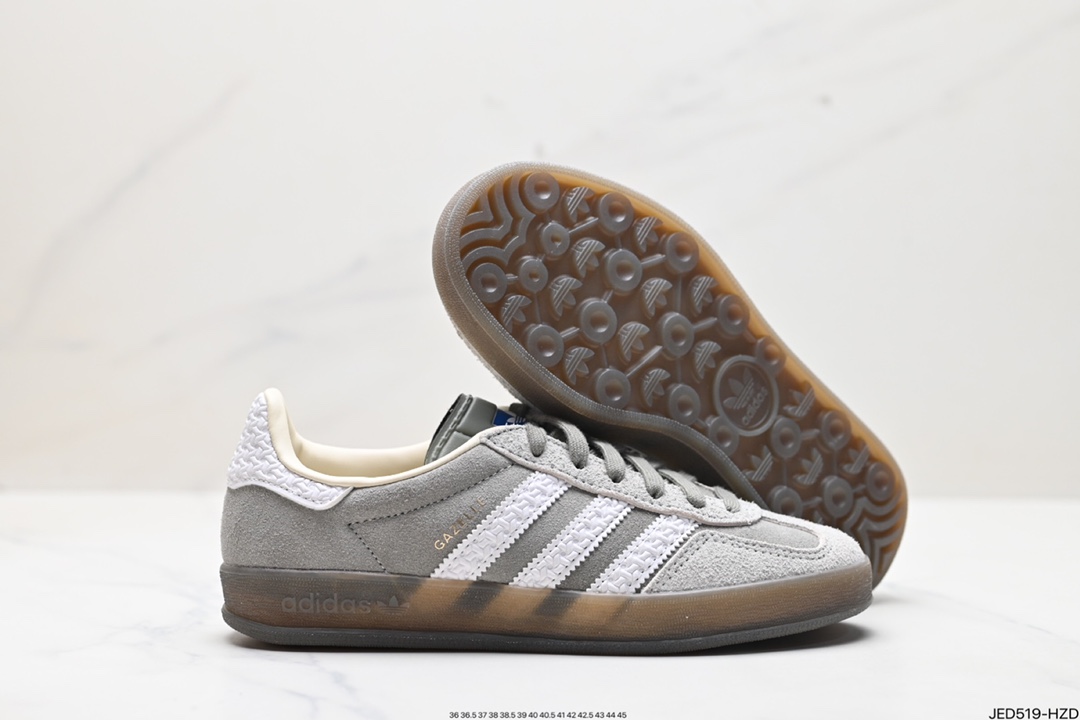 adidas Originals Gazelle INdoor 三叶草休闲防滑耐磨低帮板鞋 IH7592