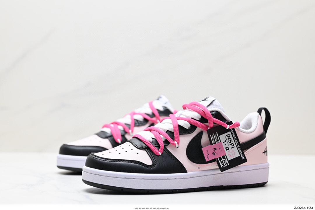 Nike Court Borough Low 2 低帮百搭透气休闲运动板鞋 BQ5448-104