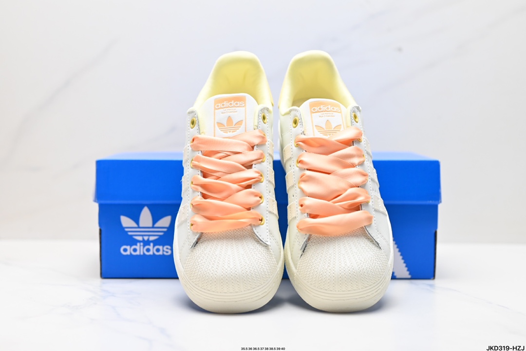 阿迪达斯Adidas三叶草 Originals Superstar贝壳头系列低帮经典百搭休闲运动板鞋 IF1805