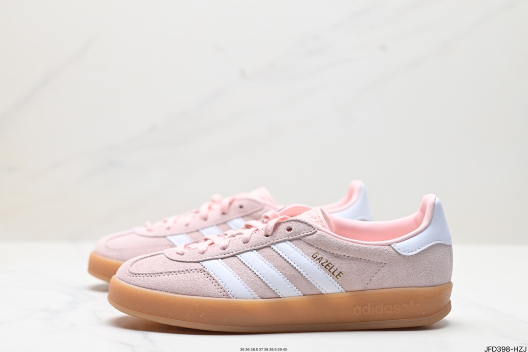 adidas Originals Gazelle INdoor 三叶草休闲防滑耐磨低帮板鞋 IH5484