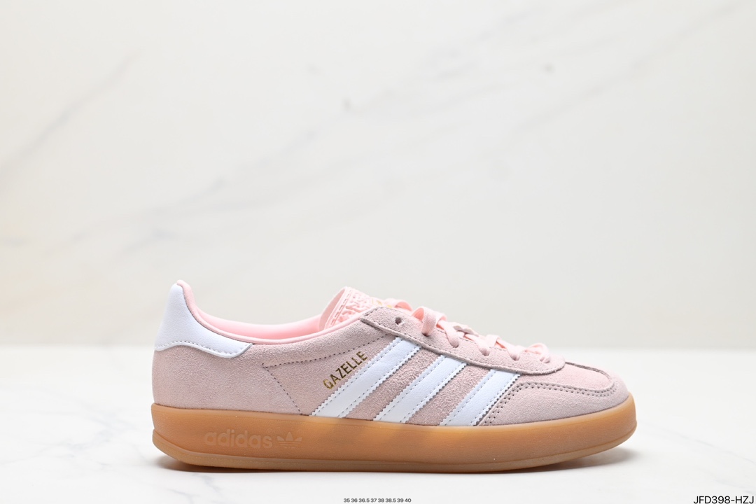 adidas Originals Gazelle INdoor 三叶草休闲防滑耐磨低帮板鞋 IH5484