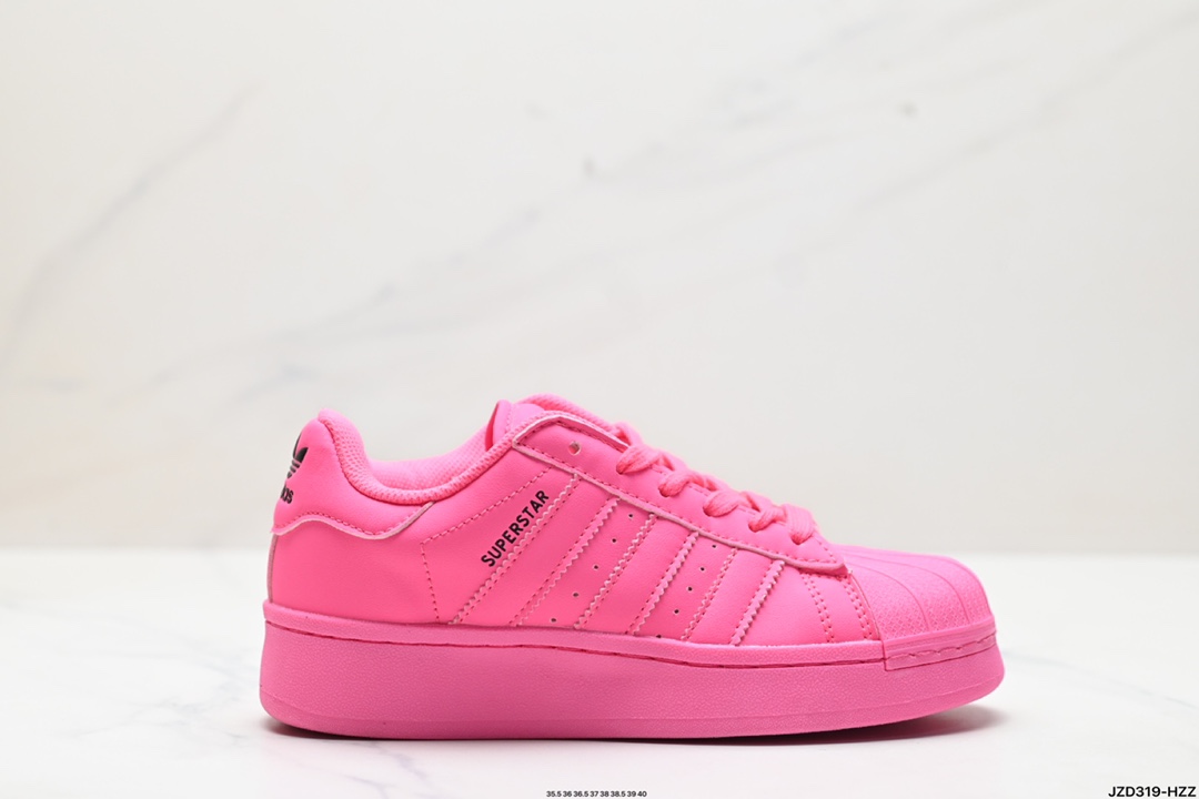 Adidas Originals Superstar XLG 贝壳头系列低帮厚底松糕经典百搭休闲运动板鞋 ID4655