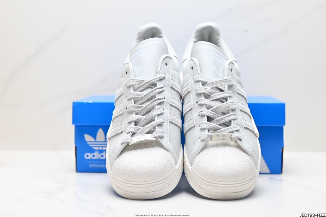 阿迪达斯Adidas三叶草 Originals Superstar贝壳头系列低帮经典百搭休闲运动板鞋 lE6116