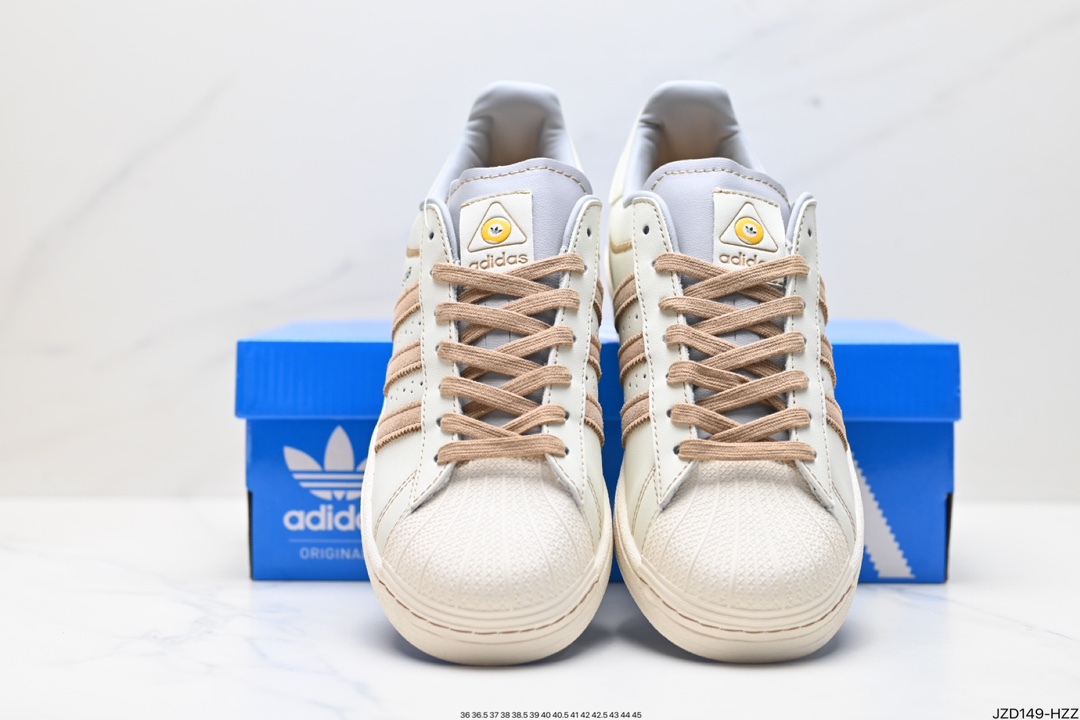 阿迪达斯Adidas三叶草 Originals Superstar贝壳头系列低帮经典百搭休闲运动板鞋 lF1779