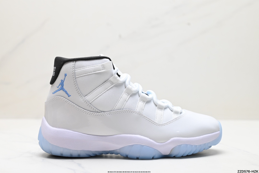 耐克Nike Air Jordan 11 Retro High”Concord“AJ11代迈克尔·乔丹低帮运动文化篮球鞋“康扣 CT8012-104