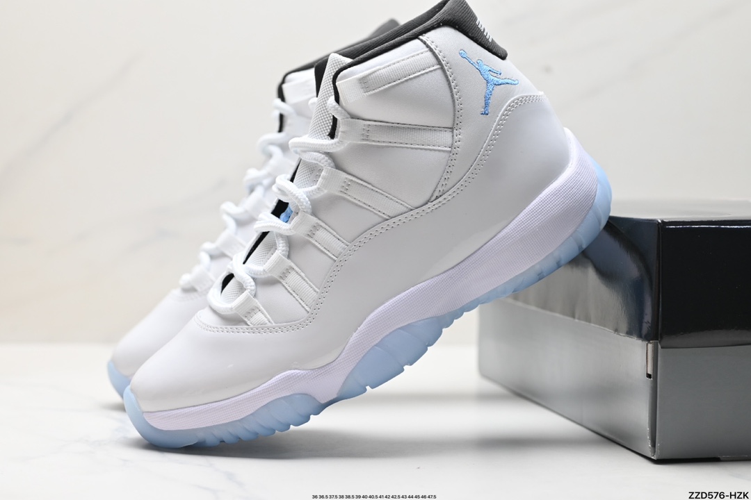 耐克Nike Air Jordan 11 Retro High”Concord“AJ11代迈克尔·乔丹低帮运动文化篮球鞋“康扣 CT8012-104