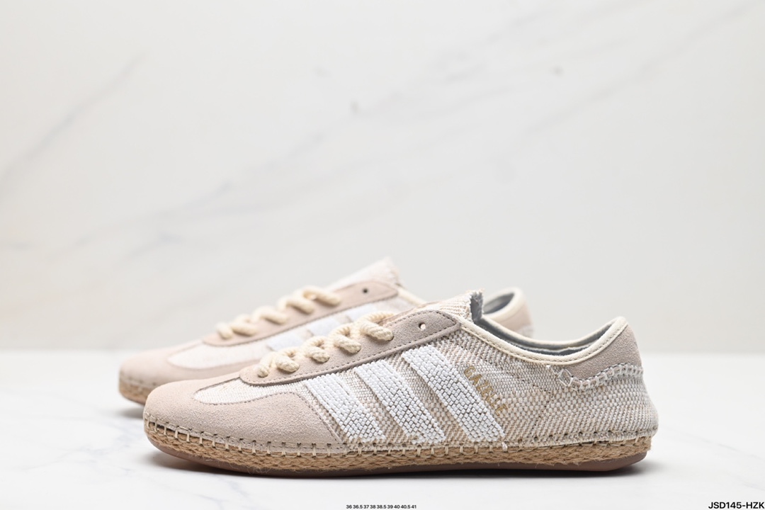 CLOT x Adidas Originals Gazelle Halo Ivory 舒适百搭 防滑耐磨 低帮 板鞋 IH3144