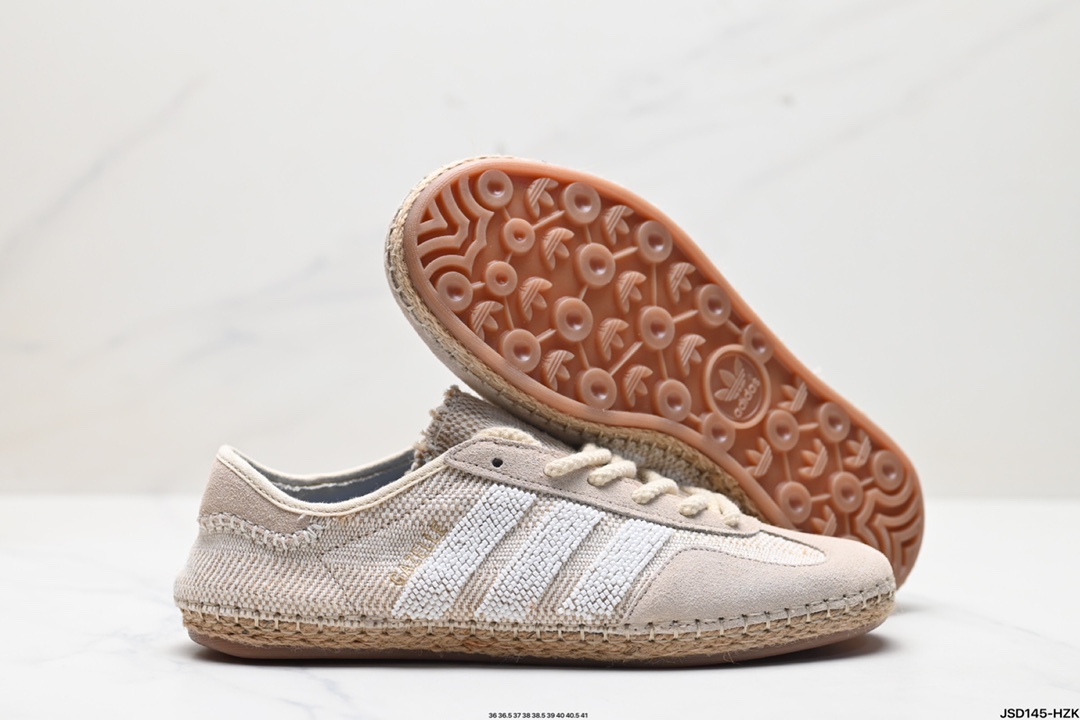 CLOT x Adidas Originals Gazelle Halo Ivory 舒适百搭 防滑耐磨 低帮 板鞋 IH3144