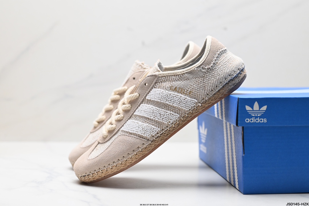 CLOT x Adidas Originals Gazelle Halo Ivory 舒适百搭 防滑耐磨 低帮 板鞋 IH3144