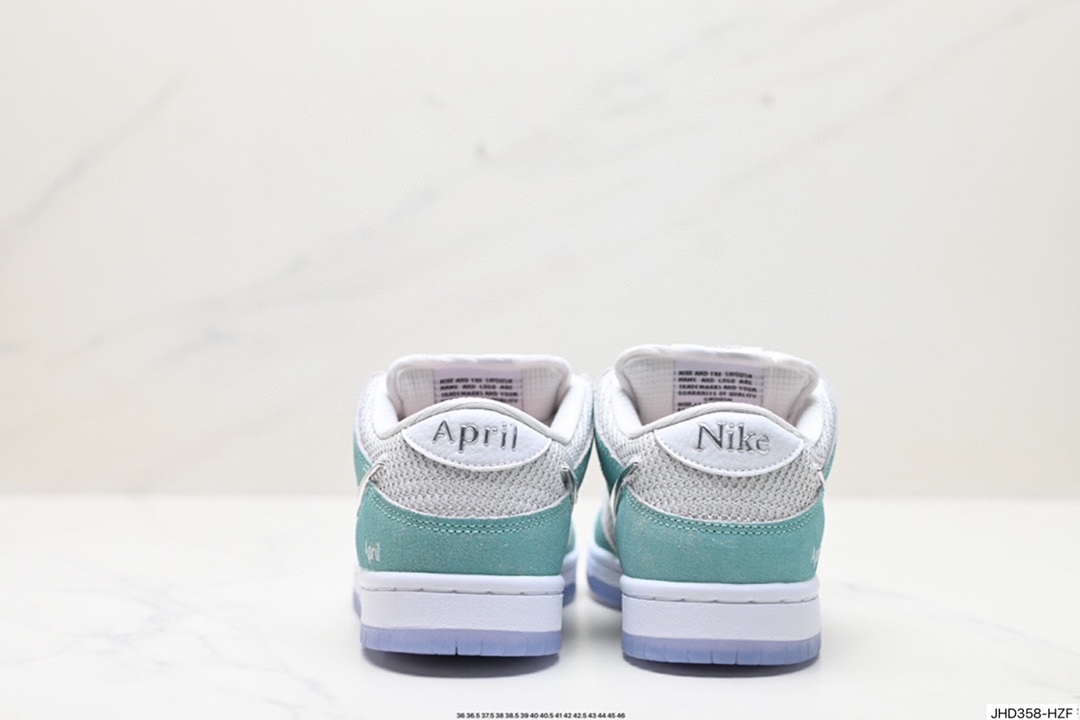 April Skateboards x Nike SB Dunk Low Pro”April”扣篮系列低帮休闲运动滑板板鞋 FD2562-400