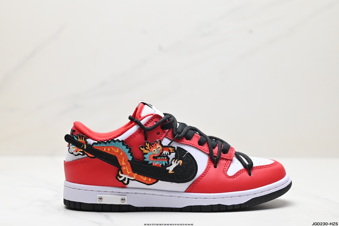 耐克NIKE DUNK LOW 扣篮系列 解构抽绳复古低帮休闲运动滑板板鞋 FZ5528-101