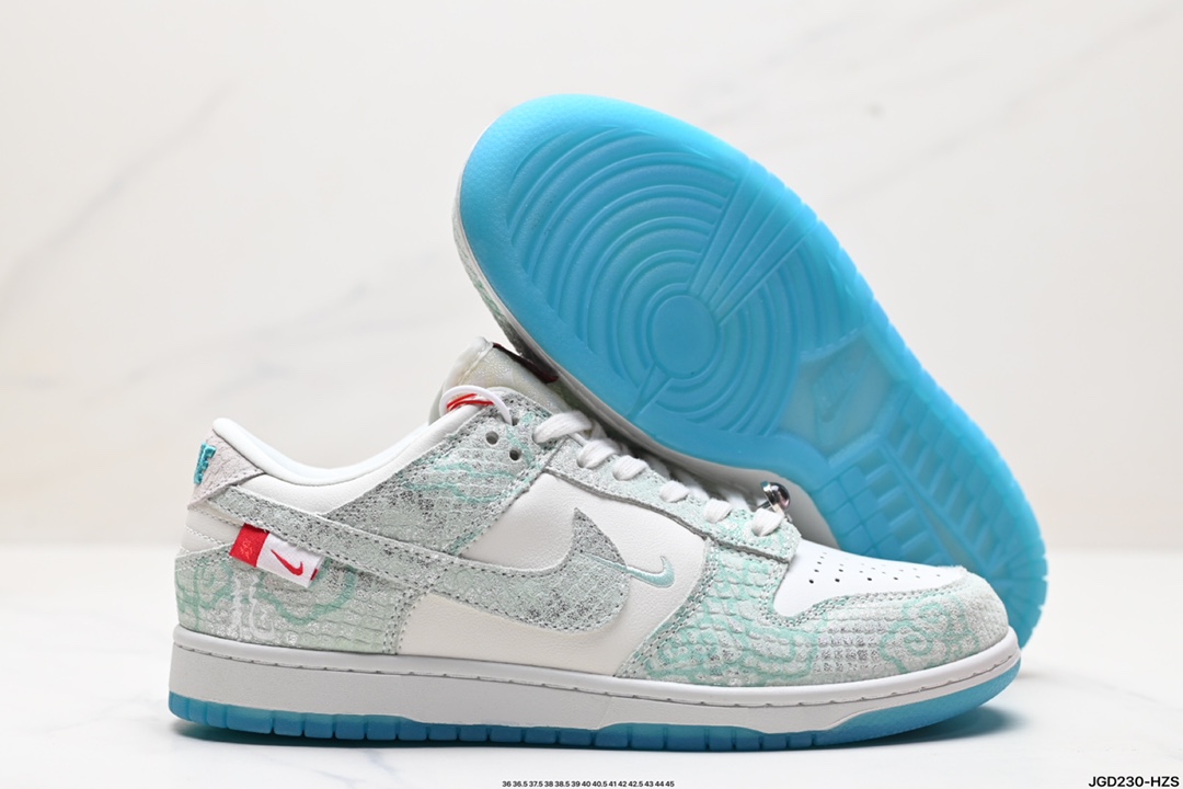 耐克NIKE DUNK LOW 扣篮系列 解构抽绳复古低帮休闲运动滑板板鞋 FZ5528-101