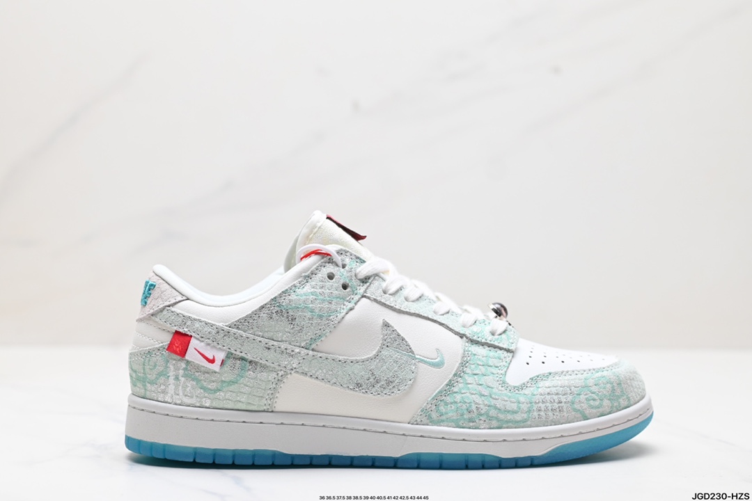 耐克NIKE DUNK LOW 扣篮系列 解构抽绳复古低帮休闲运动滑板板鞋 FZ5528-101