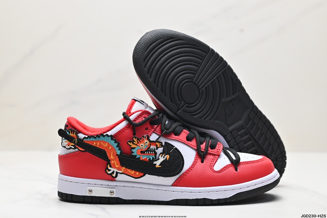 耐克NIKE DUNK LOW 扣篮系列 解构抽绳复古低帮休闲运动滑板板鞋 FZ5528-101