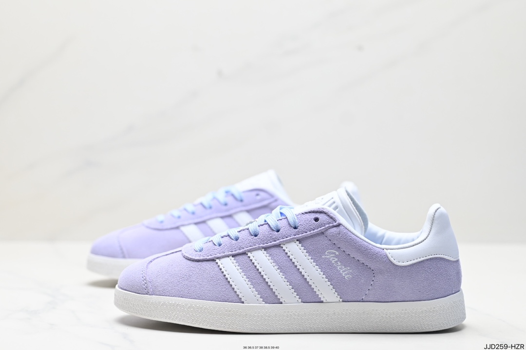 adidas Originals Gazelle W 三叶草休闲防滑耐磨低帮板鞋 IE0444